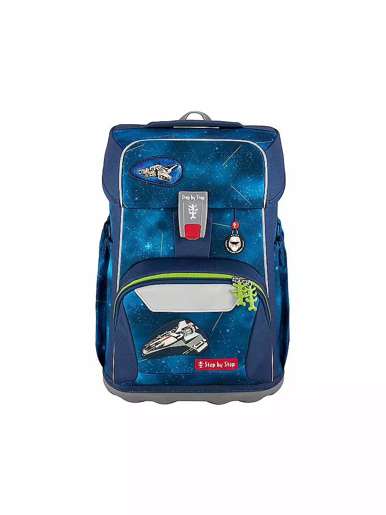 STEP BY STEP | Set di zaini scolastici da 5 pezzi GIANT Starship Galactus | Blu