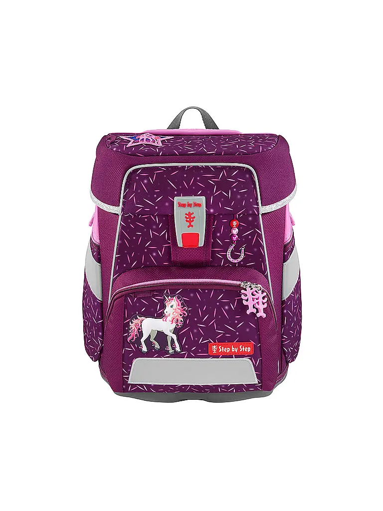 STEP BY STEP | Set di zaini scolastici da 5 pezzi SPACE Pretty Unicorn | Bacca