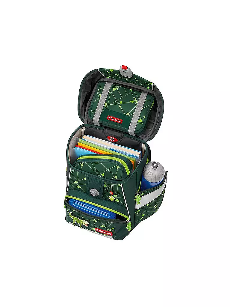 STEP BY STEP | Set di zaini scolastici da 5 pezzi SPACE Shine Dino Night Tyro | 