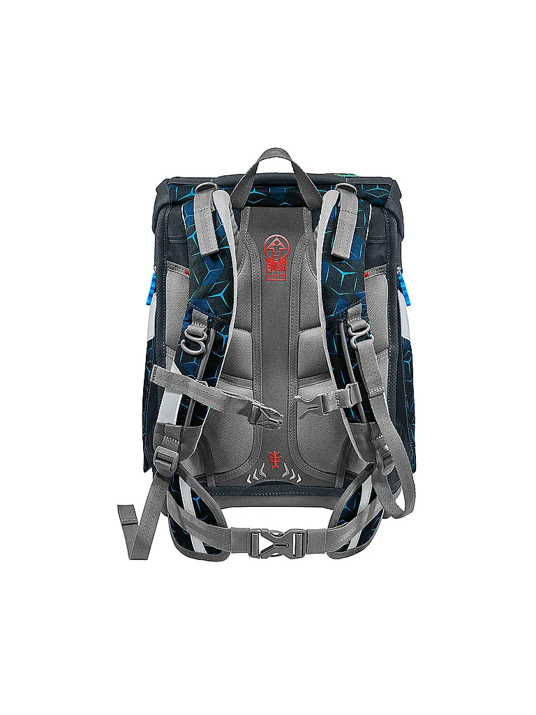 STEP BY STEP | Set di zaini scolastici da 5 pezzi SPACE Shine Shark Dexte | Nero