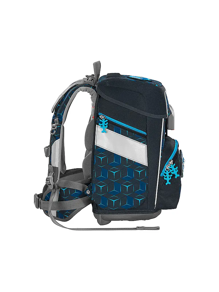 STEP BY STEP | Set di zaini scolastici da 5 pezzi SPACE Shine Shark Dexte | Nero