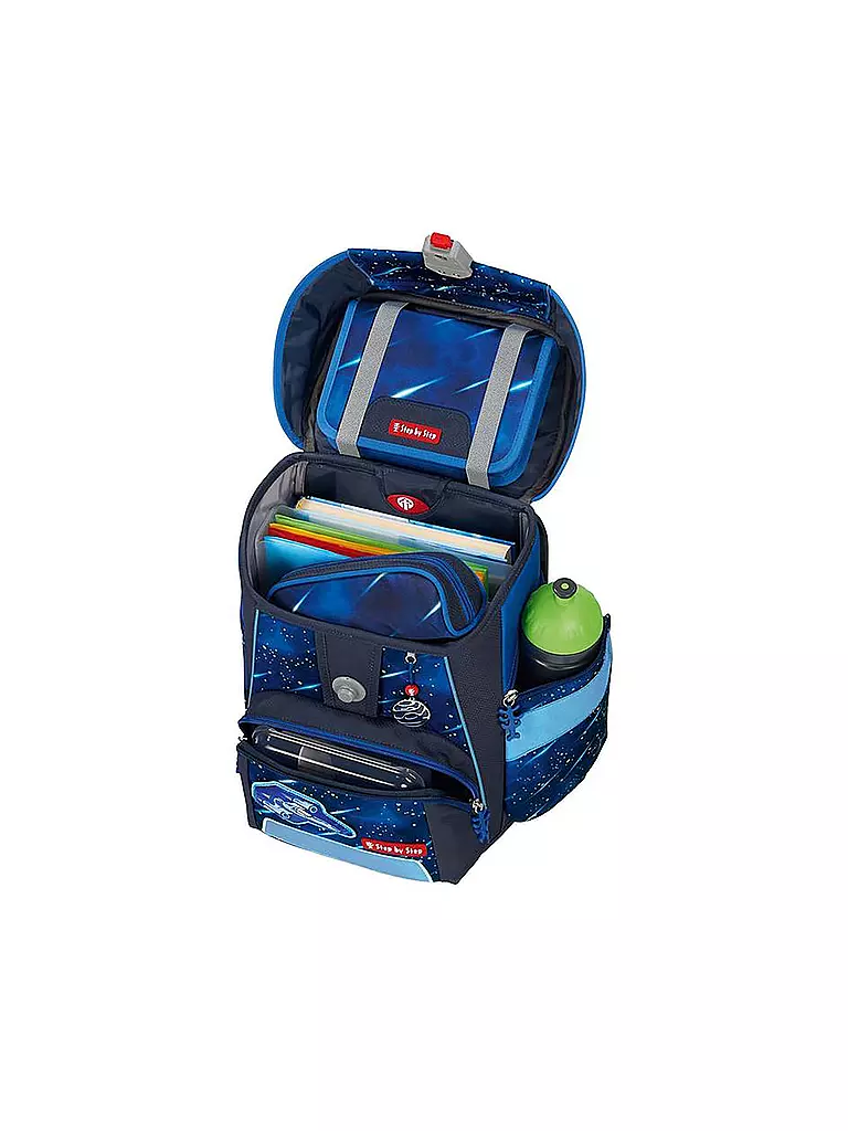 STEP BY STEP | Set di zaini scolastici da 5 pezzi Star Shuttle Elio | Blu scuro
