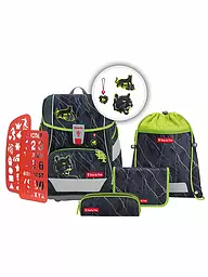 STEP BY STEP | Set di zaini scolastici da 6 pezzi - 2in1 Plus Meaid Delia | Nero