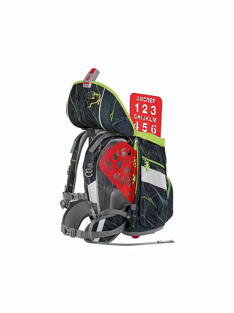 STEP BY STEP | Set di zaini scolastici da 6 pezzi - 2in1 Plus Meaid Delia | Nero