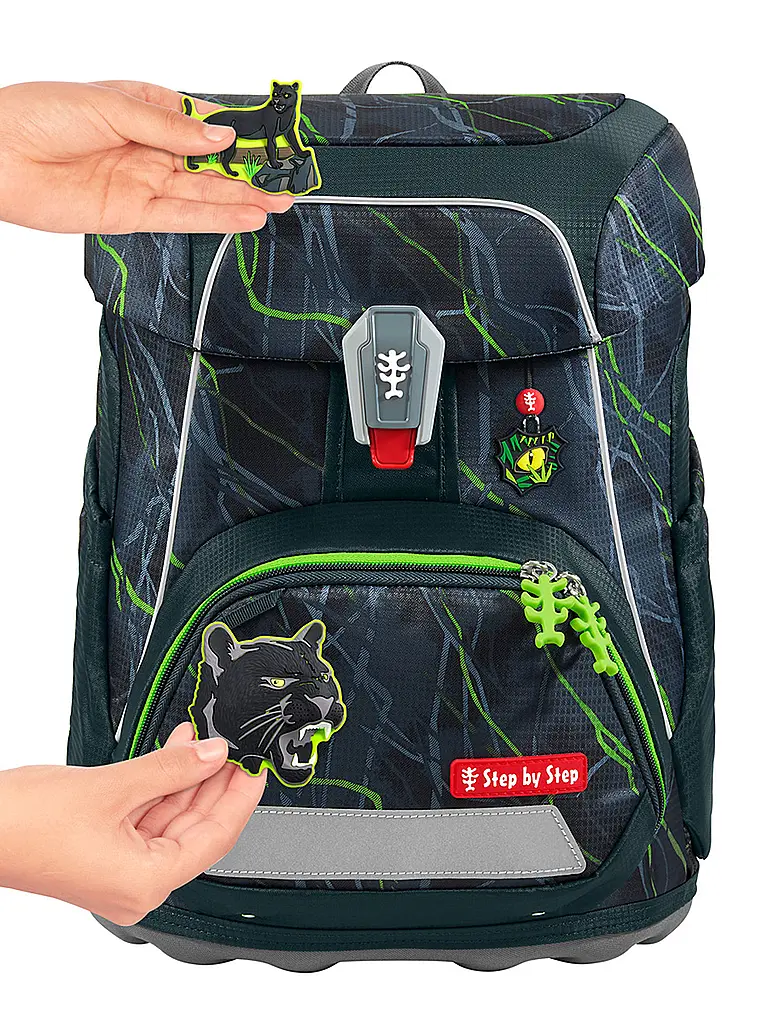 STEP BY STEP | Set di zaini scolastici FIT 5 pz. Danger Cat Chiko | 