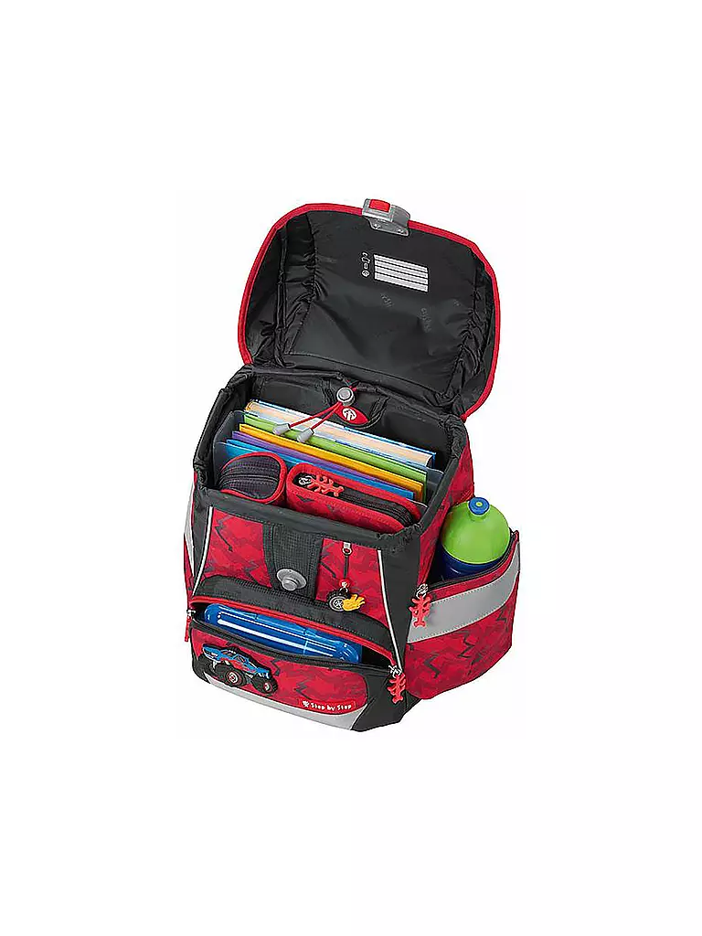 STEP BY STEP | Set di zaino scolastico 2in1 Plus Monster Trucker Rocky |