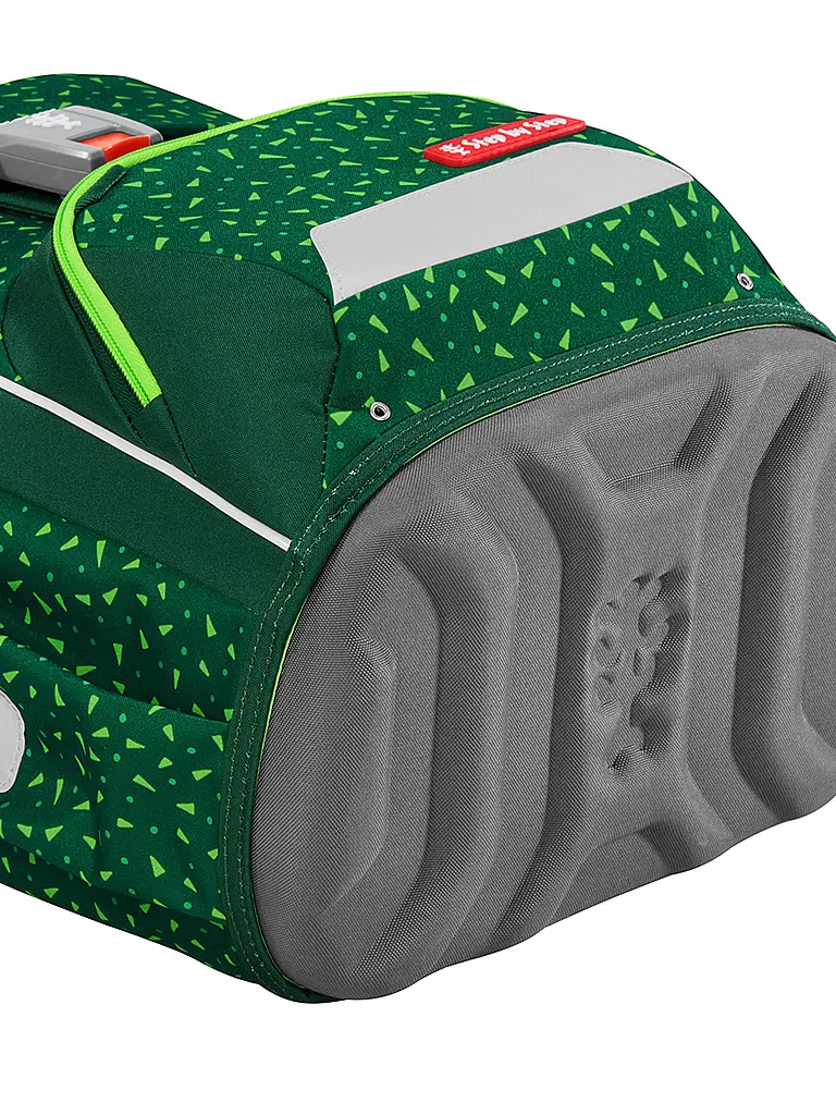 STEP BY STEP | Set di zaino scolastico BASIS Green Graphics | Verde scuro