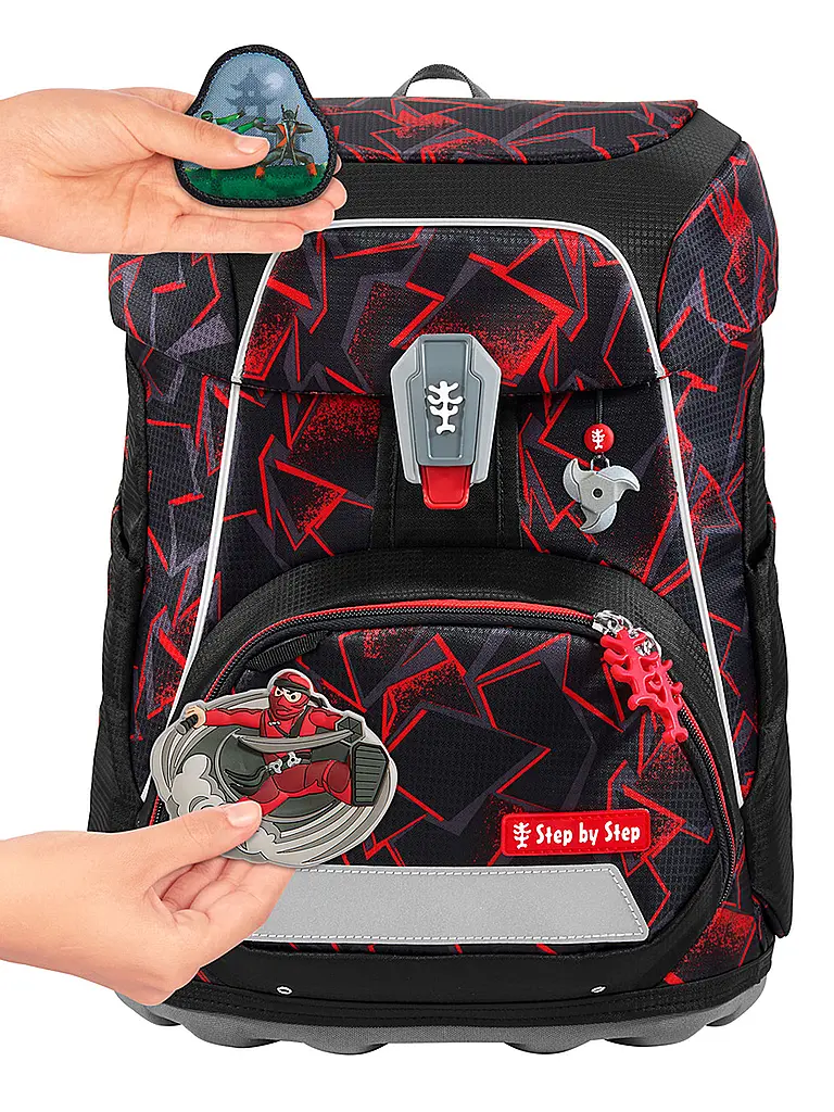 STEP BY STEP | Set di zaino scolastico FIT 5 pz. Ninja Yuma | 