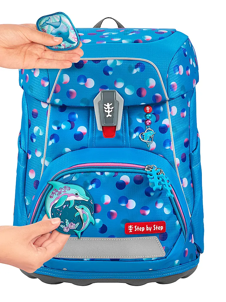 STEP BY STEP | Set di zaino scolastico FIT Dolphin Finja | 