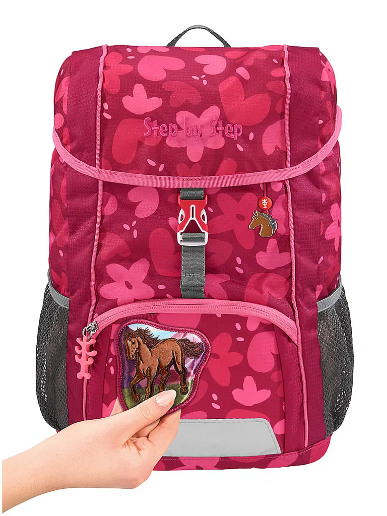 STEP BY STEP | Set zaino per bambini 3 pz. - Wild Horse Nora | Fucsia