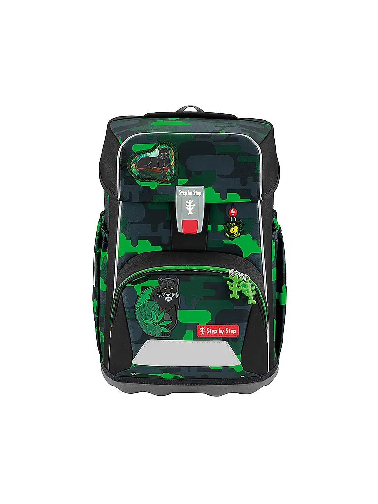 STEP BY STEP | Set zaino scolastico GIANT 5 pz. Black Cat Chiko | Nero