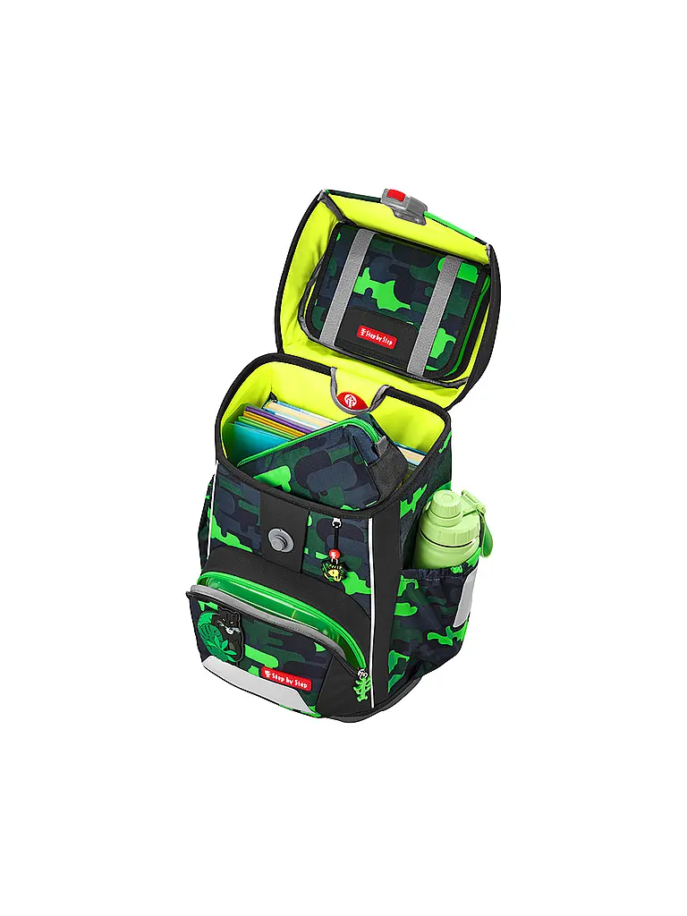 STEP BY STEP | Set zaino scolastico GIANT 5 pz. Black Cat Chiko | Nero