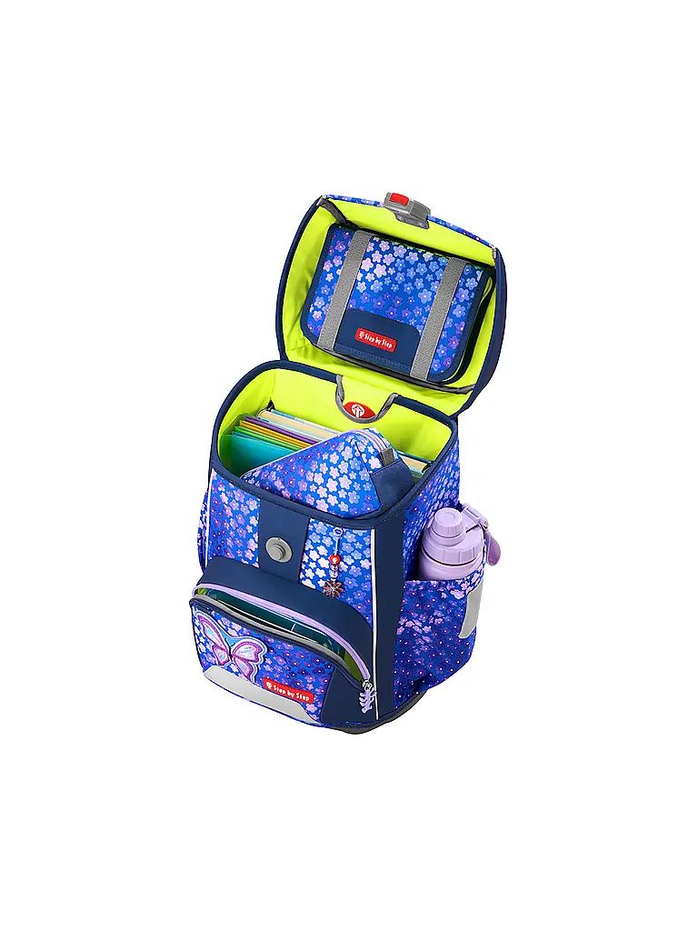 STEP BY STEP | Set zaino scolastico GIANT 5 pz. Butterfly Maja | Lilla