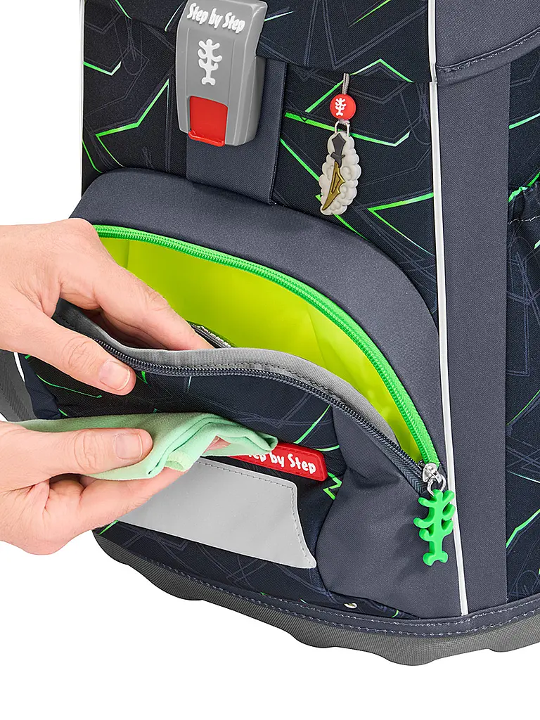 STEP BY STEP | Set zaino scolastico GIANT 5 pz. Ninja Kimo | Nero