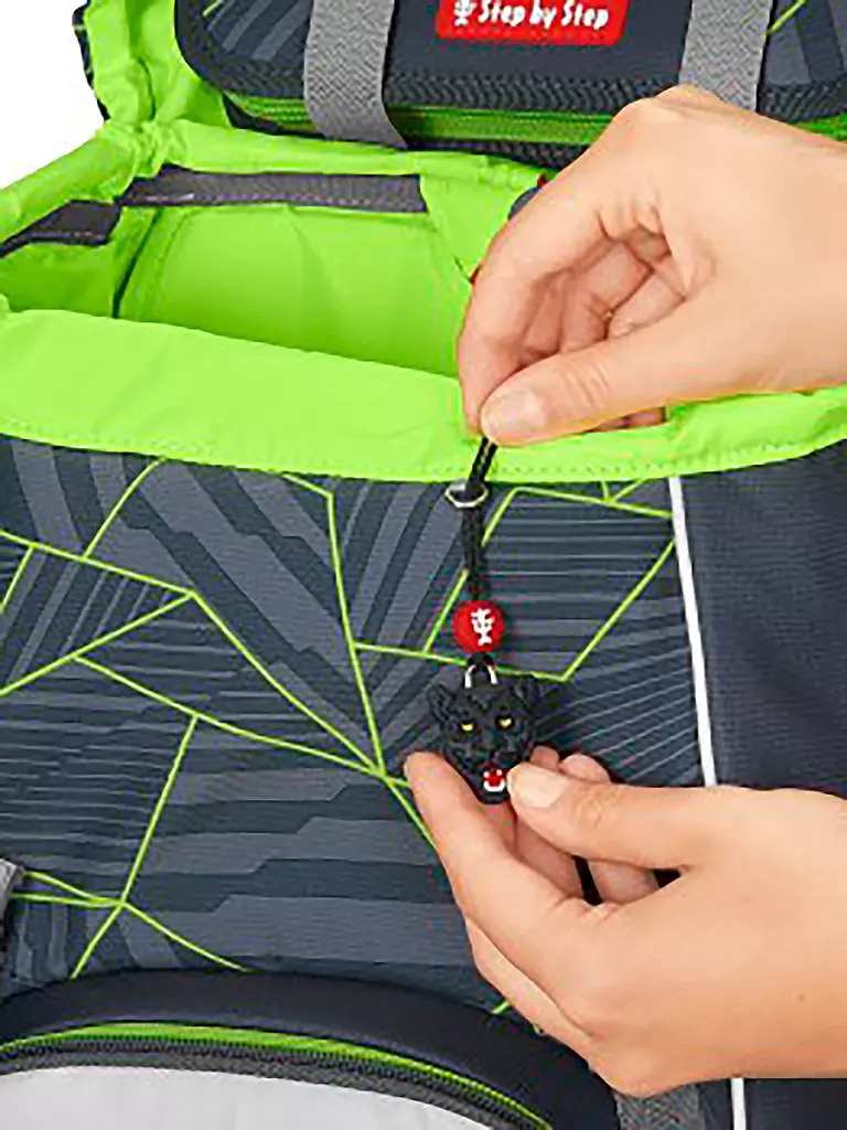 STEP BY STEP | Set zaino scolastico GIANT Dark Cat Chiko | Nero