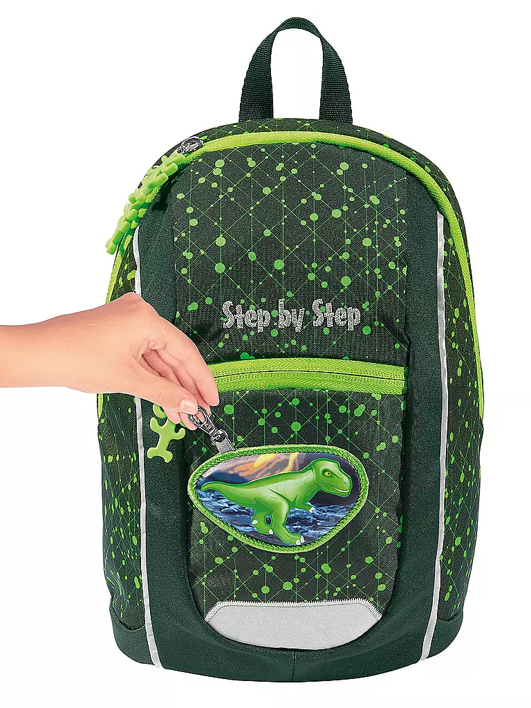 STEP BY STEP | Zaino per bambini - Kiga Mini Dino Nilo | Verde