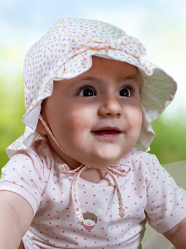 STERNTALER | Cappellino da sole per neonato | Crema