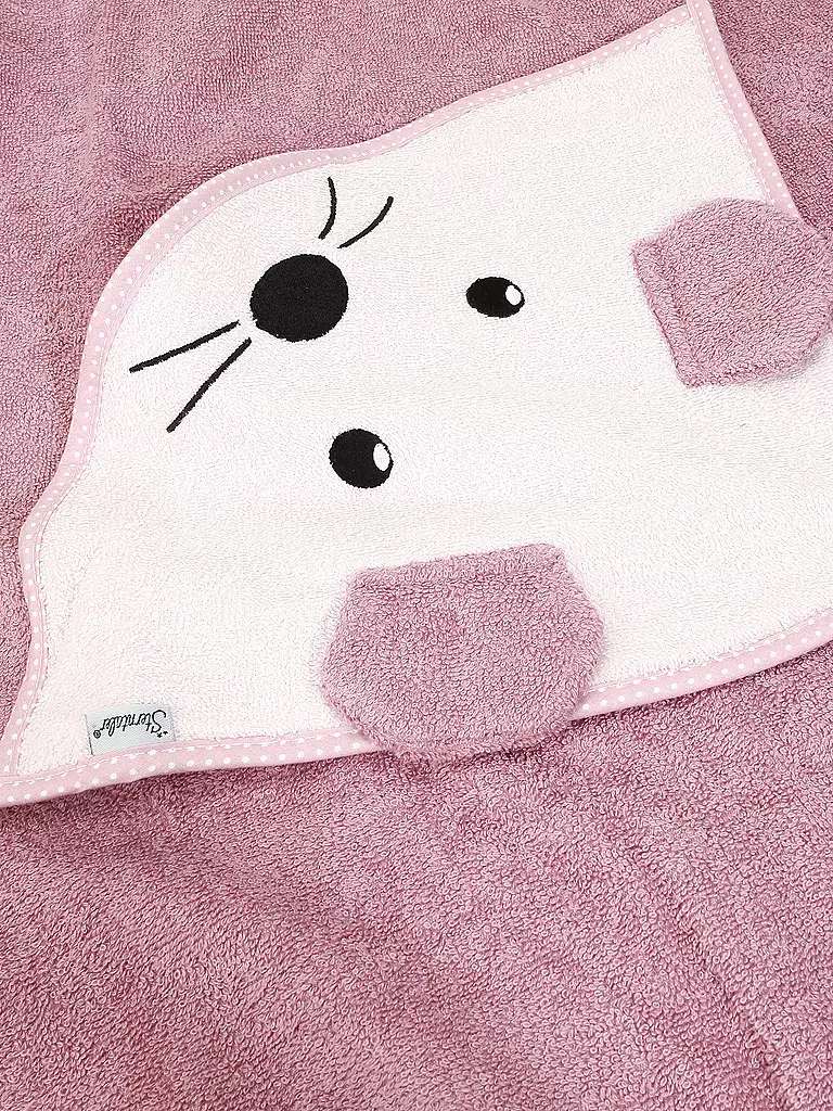 STERNTALER | Kinder Badetuch " Mabel " 100x100 cm | Rosa