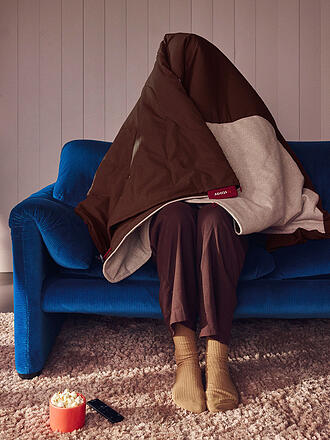 STOOV | Coperta riscaldante 135x180cm HUGE HUG FLEX Marrone Scuro