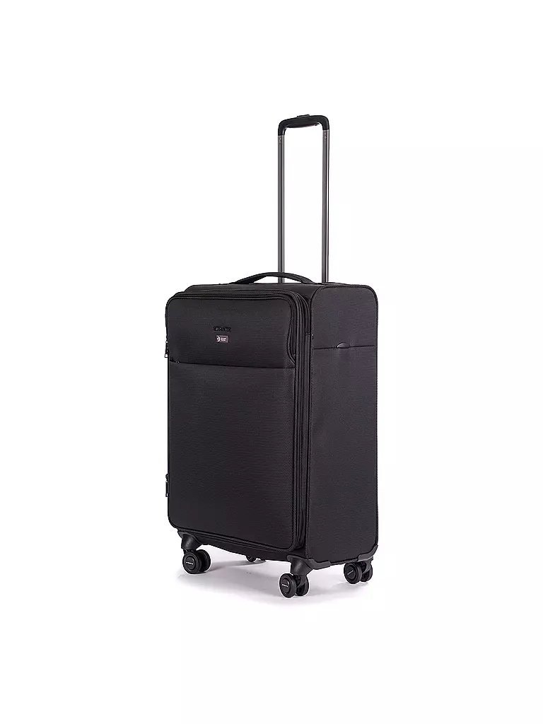 STRATIC | Trolley morbido LIGHT M 65cm nero | 