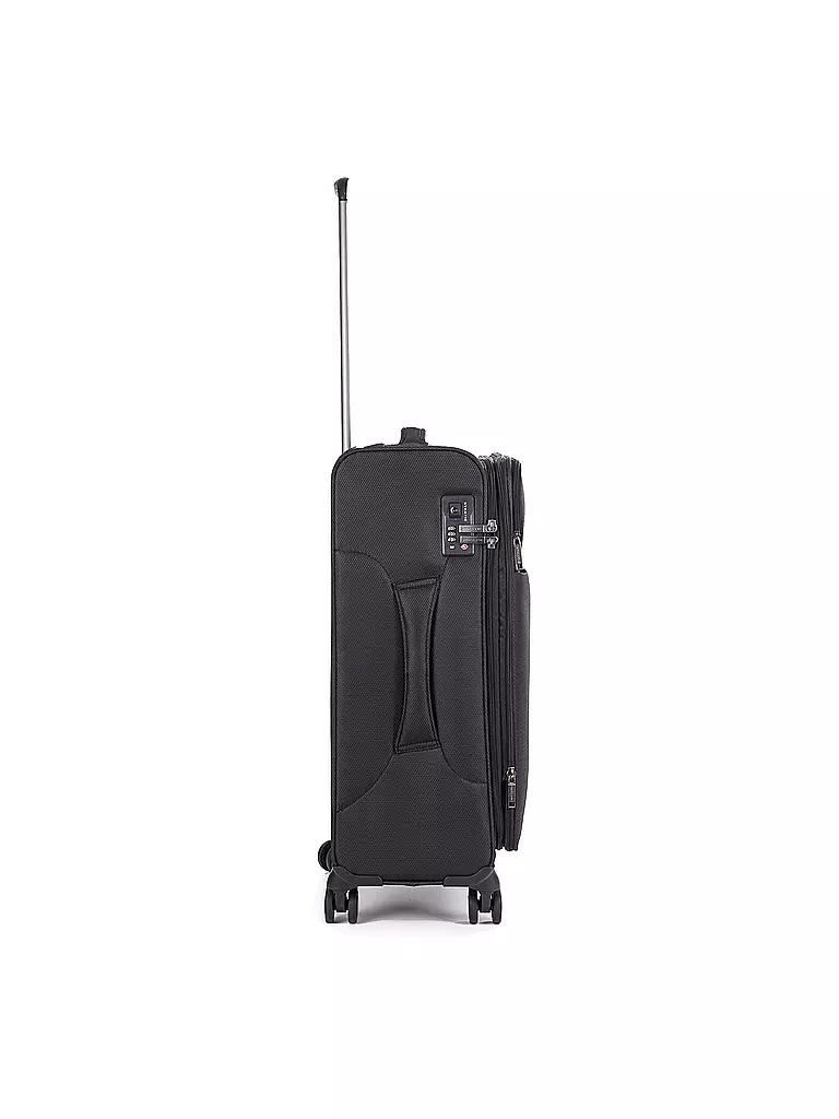 STRATIC | Trolley morbido LIGHT M 65cm nero | 