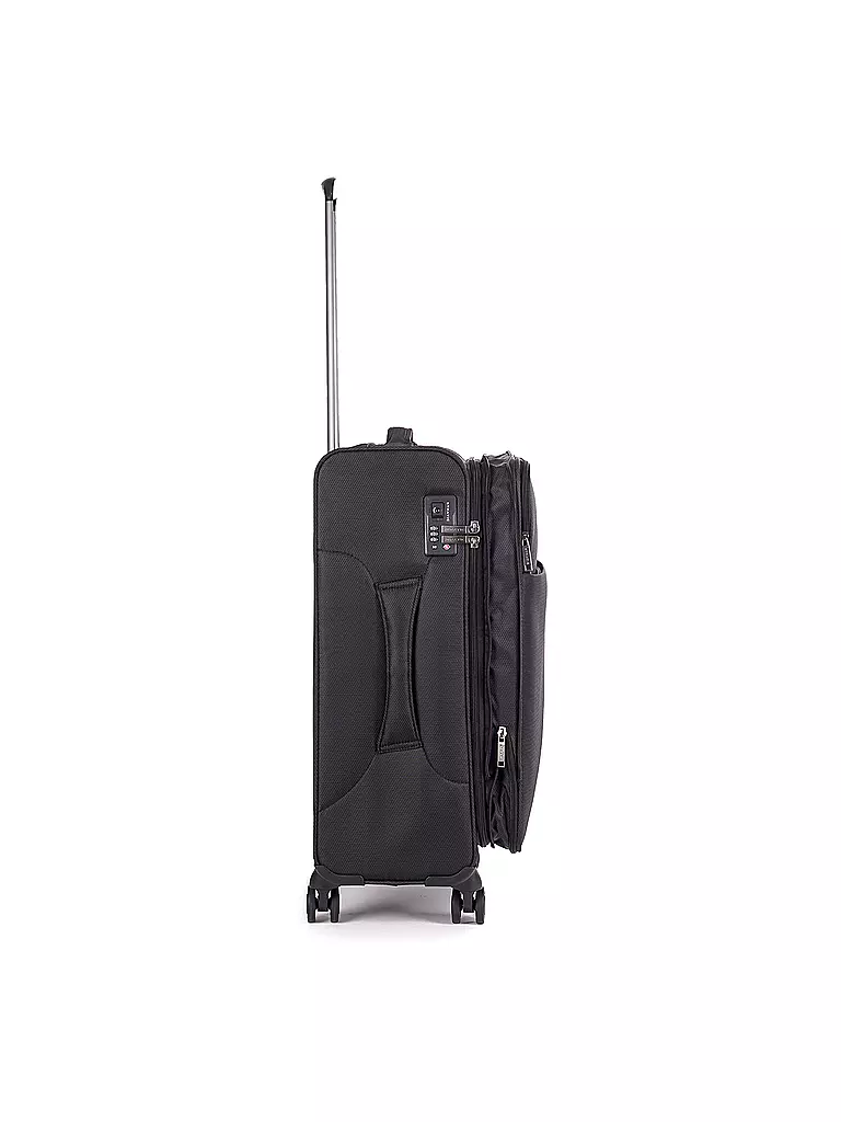 STRATIC | Trolley morbido LIGHT M 65cm nero | 