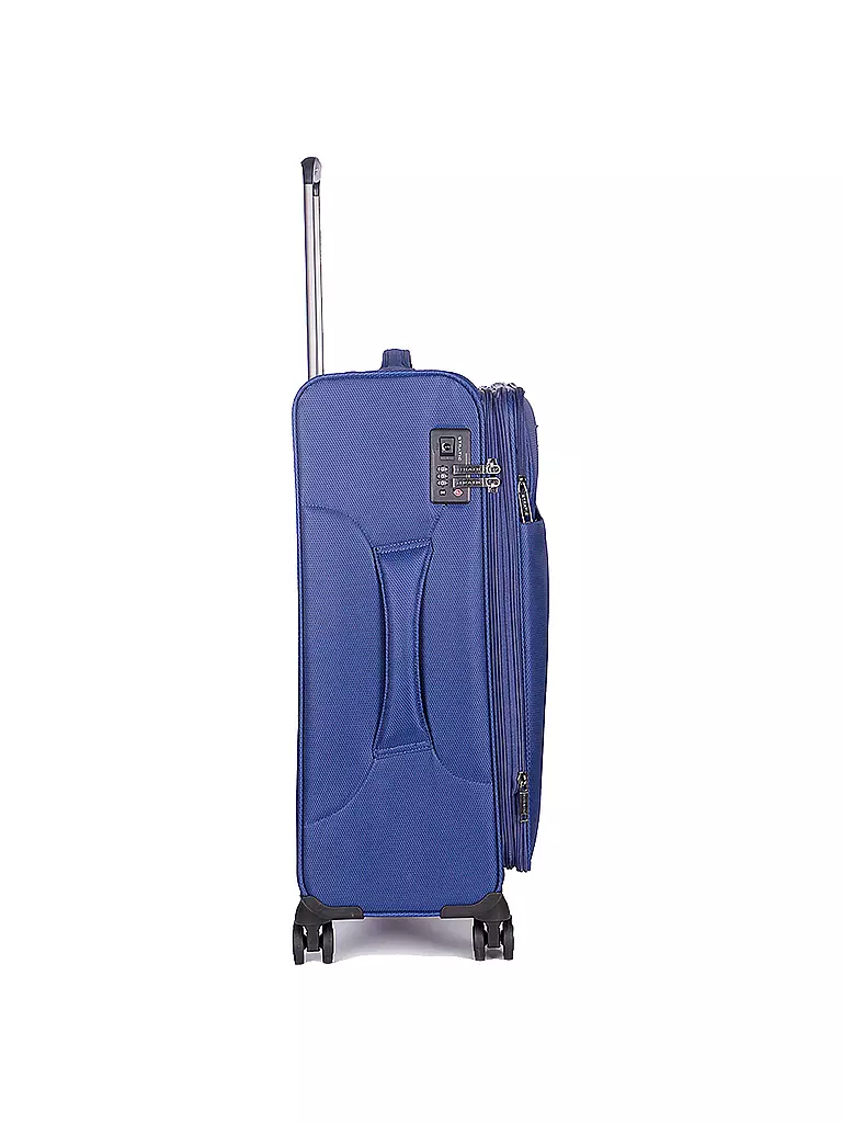 STRATIC | Trolley morbido LIGHT Medium 65cm blu scuro | Blu scuro