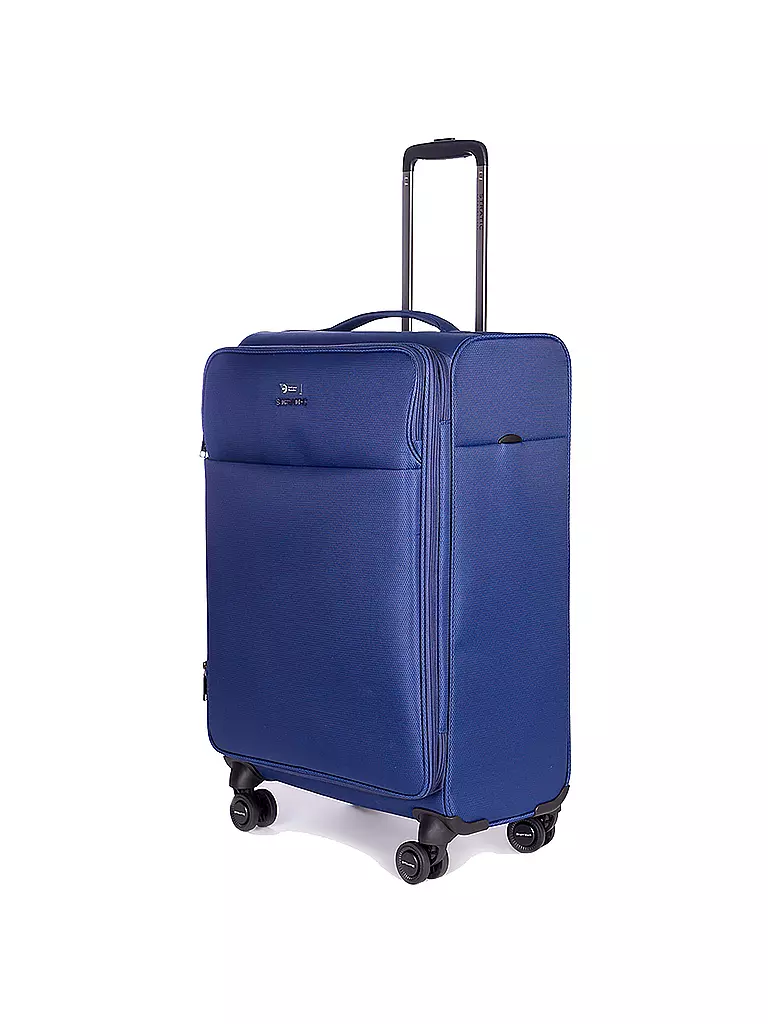 STRATIC | Trolley morbido LIGHT Medium 65cm blu scuro | Blu scuro
