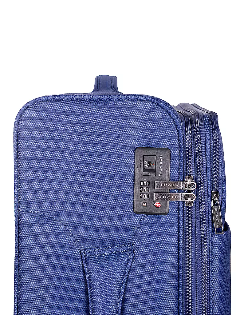 STRATIC | Trolley morbido LIGHT Medium 65cm blu scuro | Blu scuro