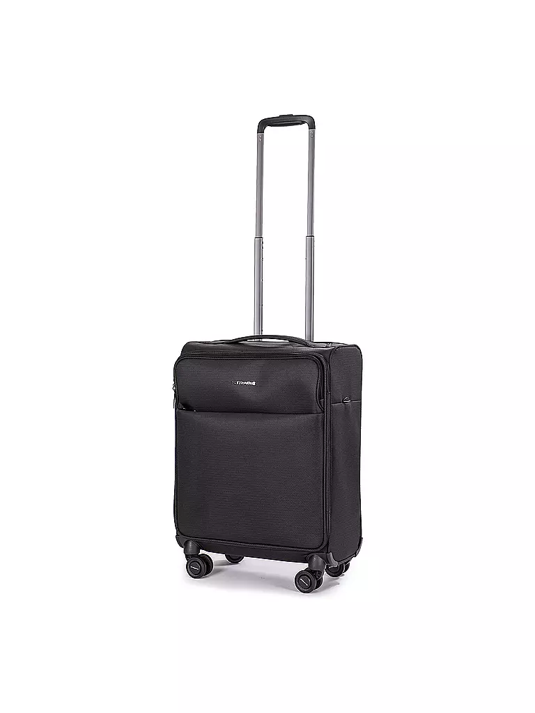 STRATIC | Trolley morbido LIGHT S 55cm nero |