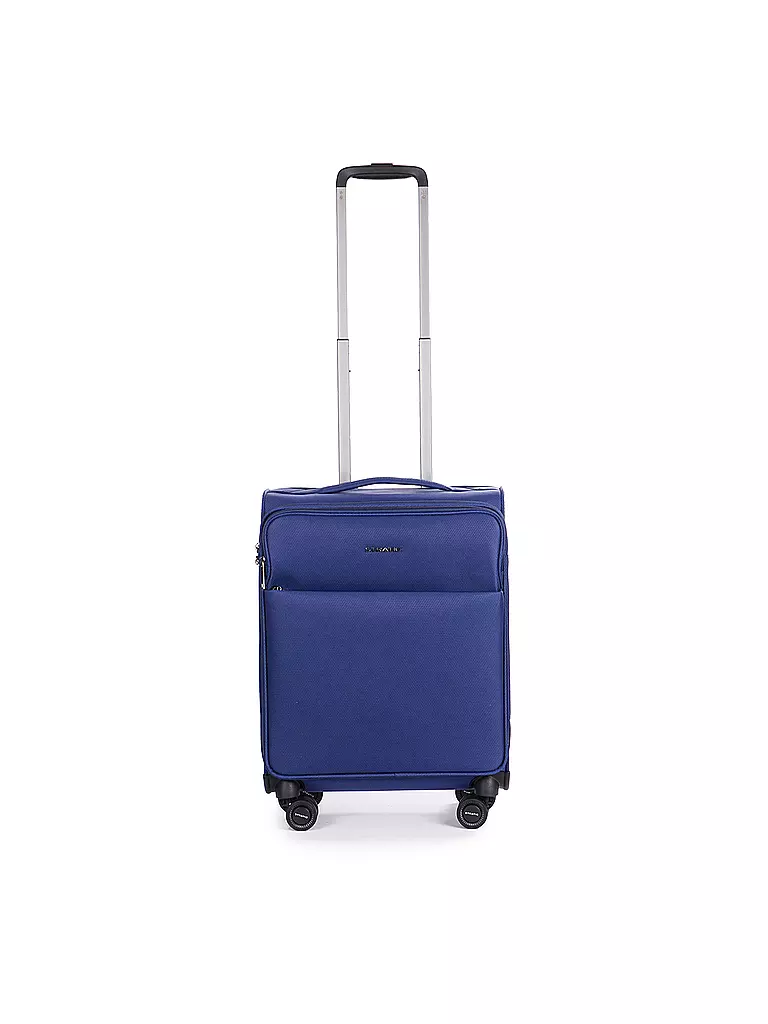 STRATIC | Trolley morbido LIGHT Small 55cm blu scuro | Blu scuro