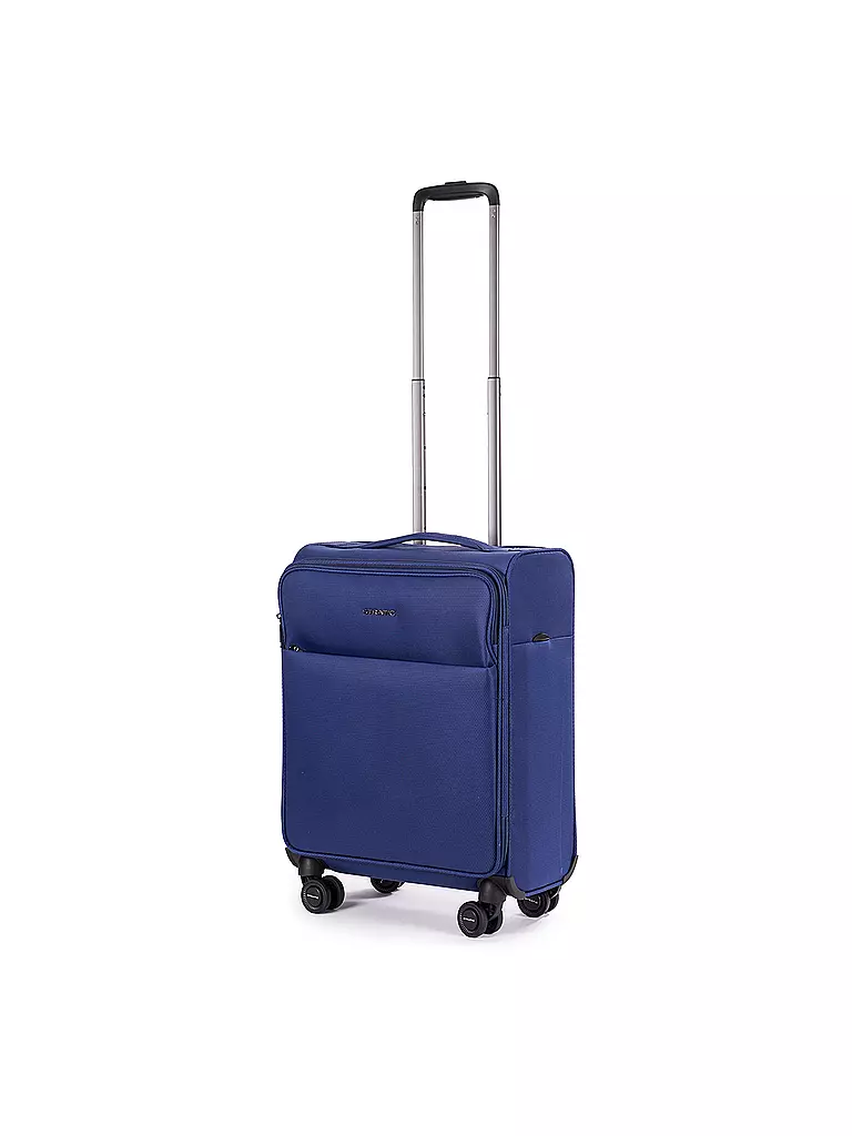 STRATIC | Trolley morbido LIGHT Small 55cm blu scuro | Blu scuro