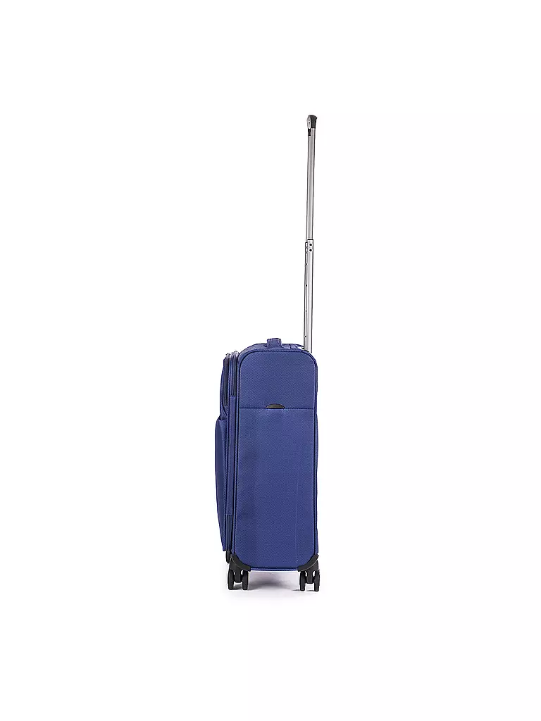 STRATIC | Trolley morbido LIGHT Small 55cm blu scuro | Blu scuro