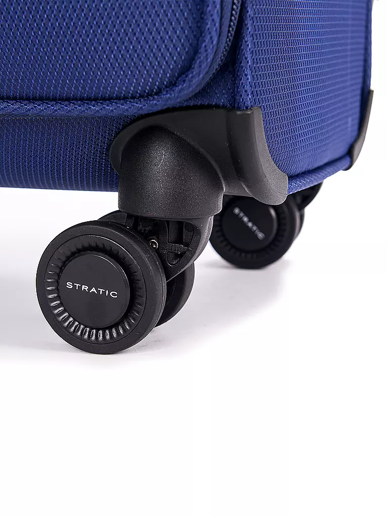 STRATIC | Trolley morbido LIGHT Small 55cm blu scuro | Blu scuro