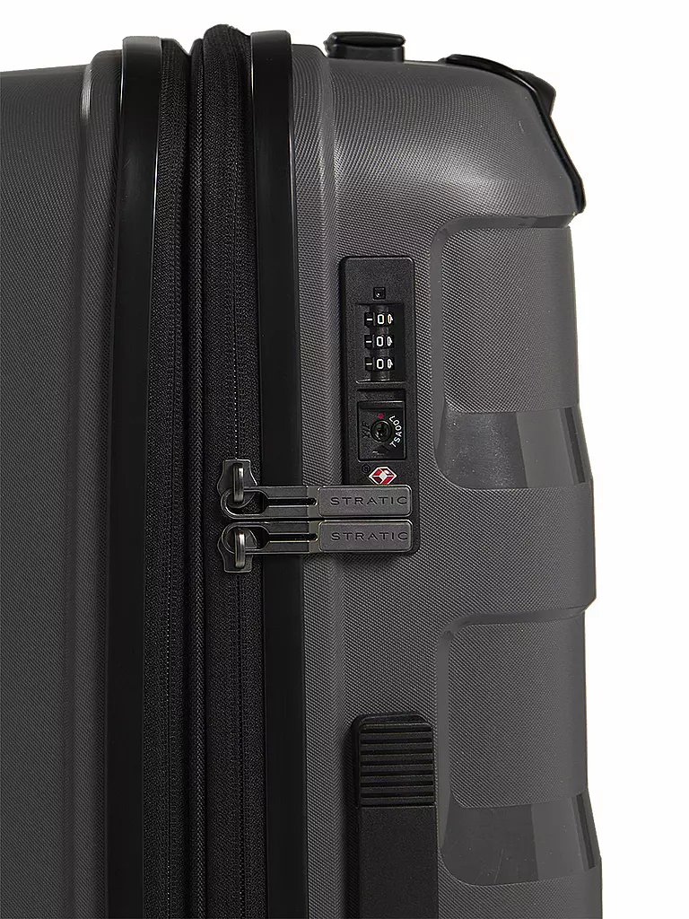 STRATIC | Trolley Straw+ 65cm Grigio Scuro | Grigio