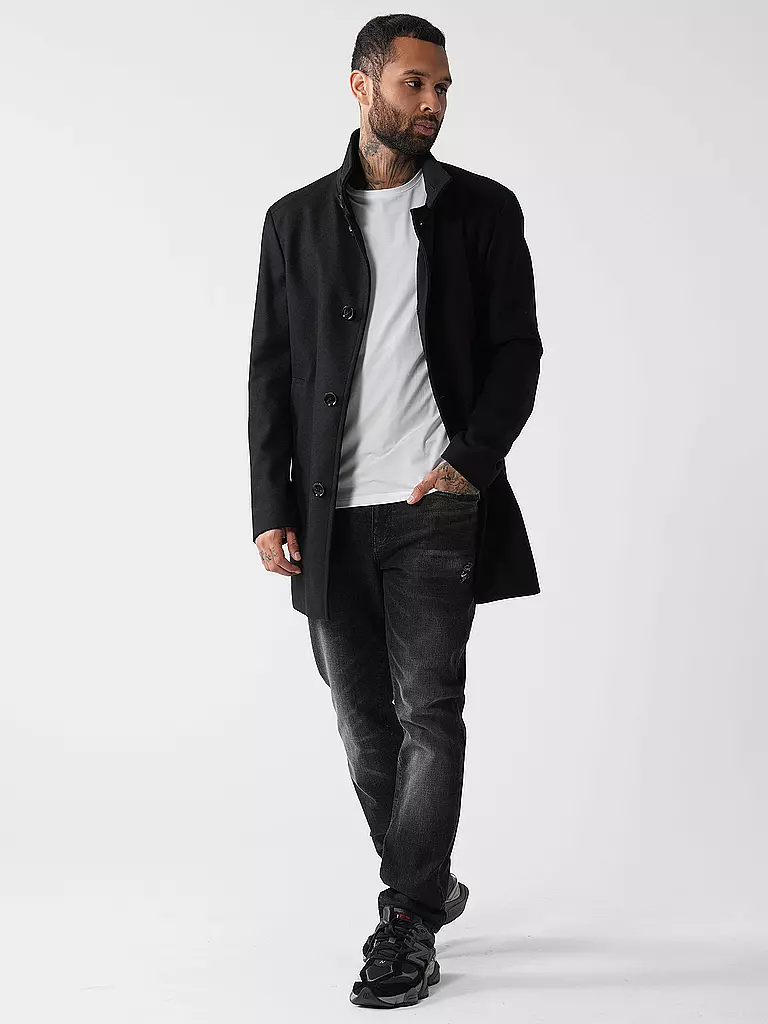 STRELLSON | Cappotto Regular Fit FINCHLEY 2.0 | Nero