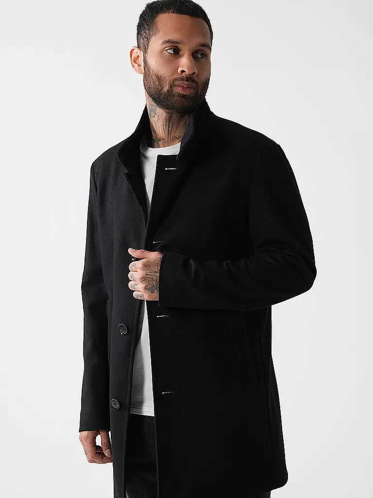 STRELLSON | Cappotto Regular Fit FINCHLEY 2.0 | Nero