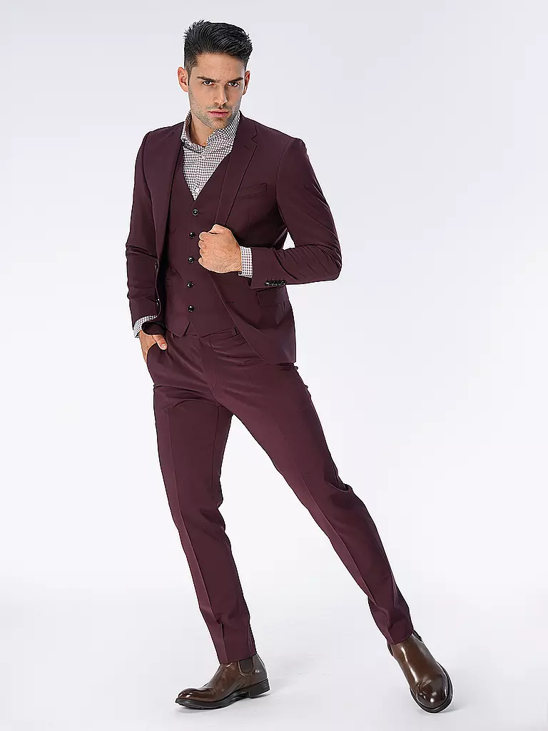 STRELLSON | Pantaloni da abito MADDEN | Rosso
