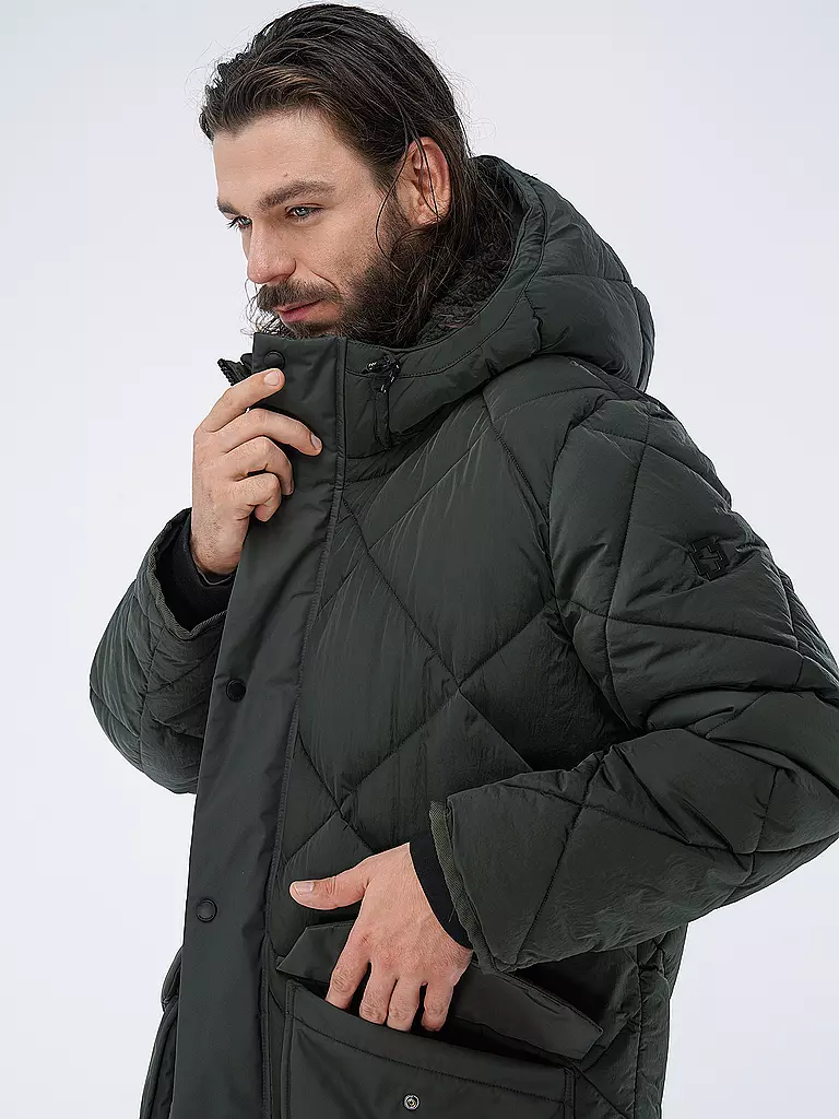 STRELLSON | Parka SURVIVAL | Verde scuro
