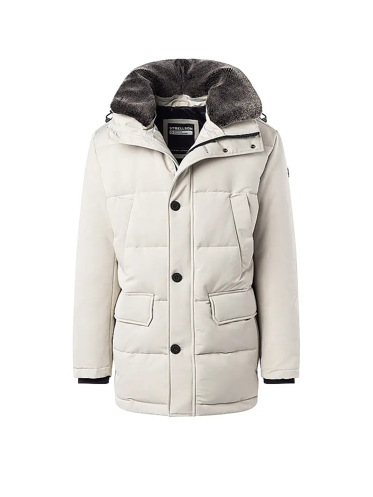 STRELLSON | Steppjacke PLAZA | Grigio chiaro