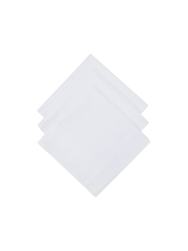 Taschentücher 3er Pkg. TILO bianco