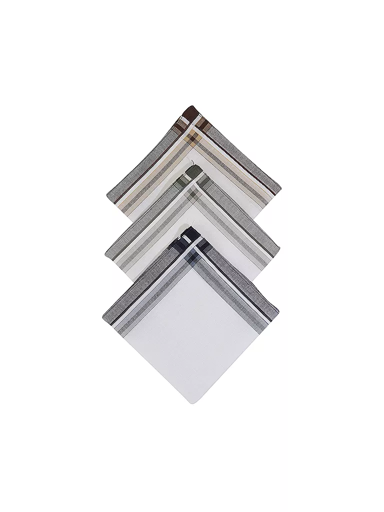 STUCO | Fazzoletti Enzo, confezione da 3 | Bianco