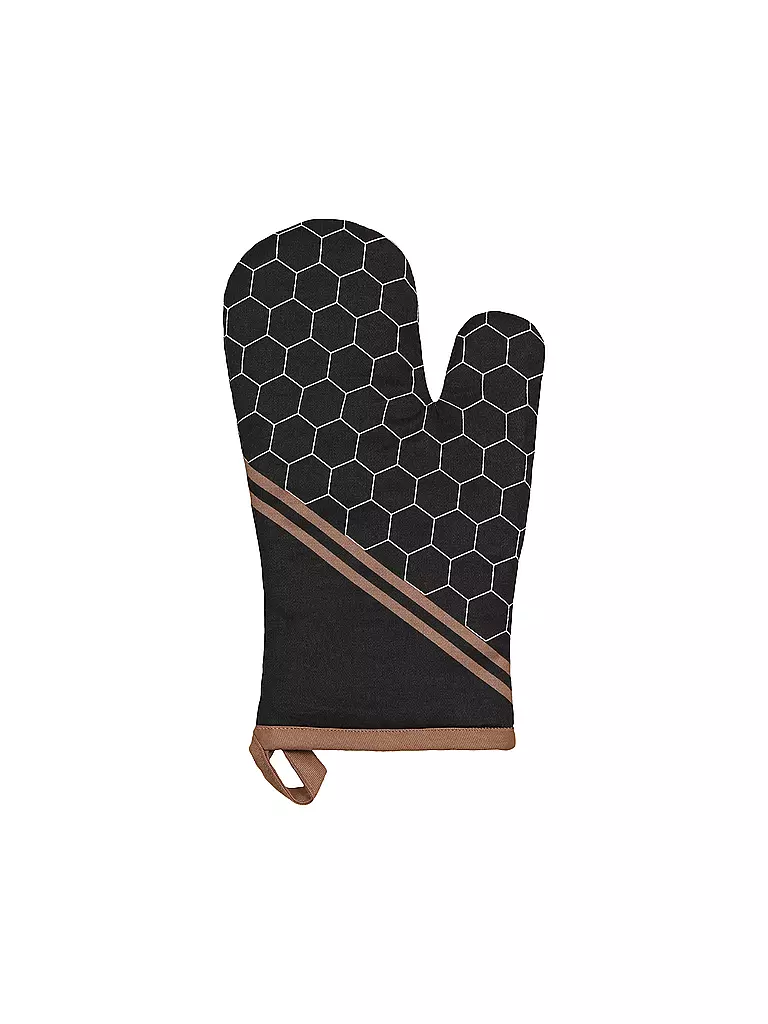 STUCO | Guanto da forno 18x30cm Mesh | Nero
