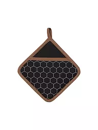 STUCO | Topflappen 20x20cm Mesh | Nero