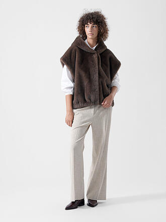STUDIO AR | Gilet reversibile effetto pelliccia OLENA