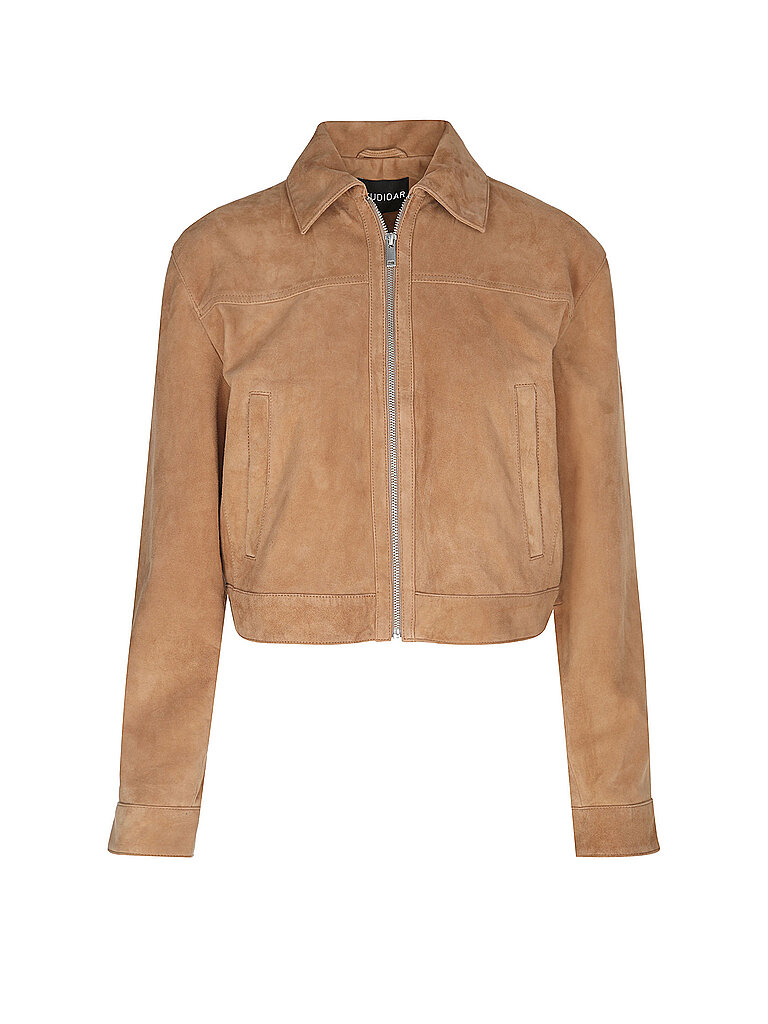 Giacca in pelle SUE marrone chiaro 34