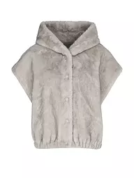 STUDIO AR | Giacca reversibile effetto pelliccia MINK | Grigio