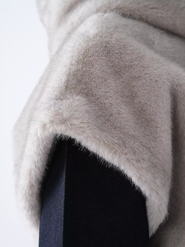 STUDIO AR | Giacca reversibile effetto pelliccia MINK |