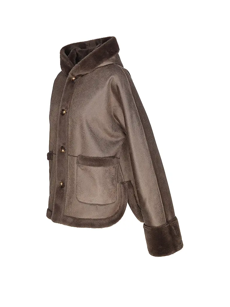 STUDIO AR | Giacca reversibile effetto pelliccia RYLEE | 