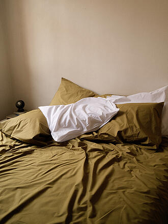 SUITE702 | Biancheria da letto in percalle 70x90 cm/140x200 cm kaki oro